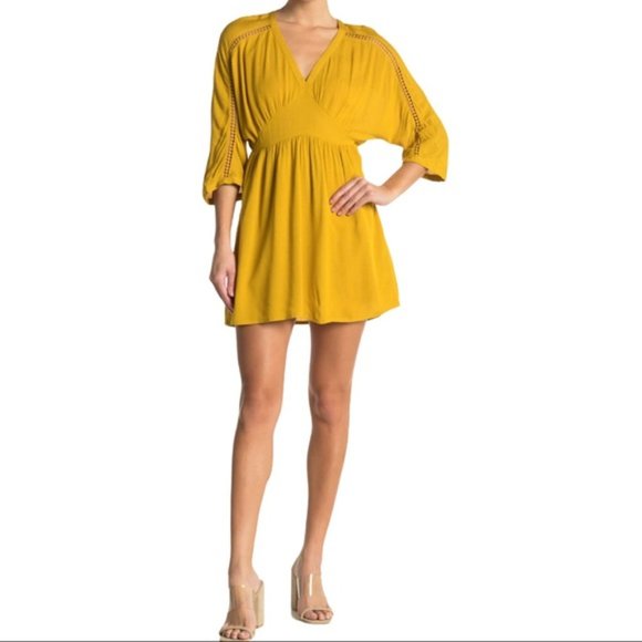 NWT JACK by BB DAKOTA Junior's Wishful Thinking Crinkle Rayon DolmanSleeve Dress - Picture 1 of 9